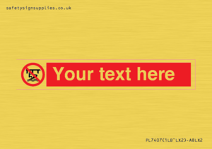 Custom Do not use watercraft in the vicinity of piers